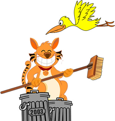tom cat and trevor the crane