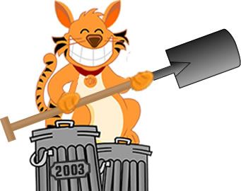 tom cat with spade