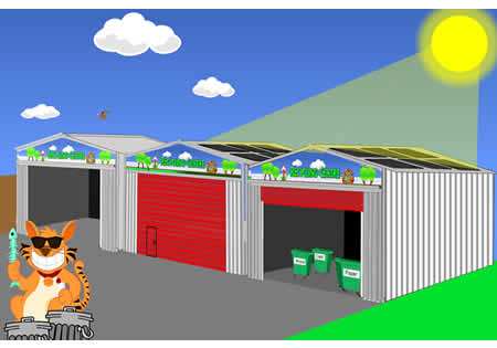 toms rubbish uses solar energy