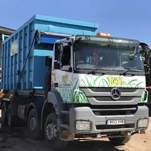 big skip lorry photo